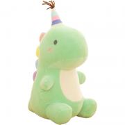 COOLBEE Stuffed Plush Animal Toys, Cute Dinosaur Toy, Soft Dino Plushies for Kids Plush Doll Gifts for Boys Girls (Green, 9 Inch)